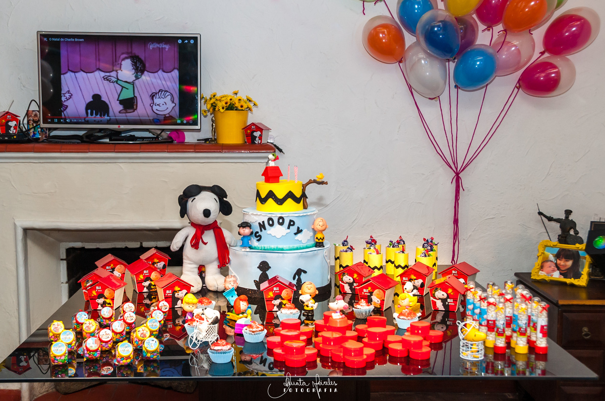 aniversário snoopy