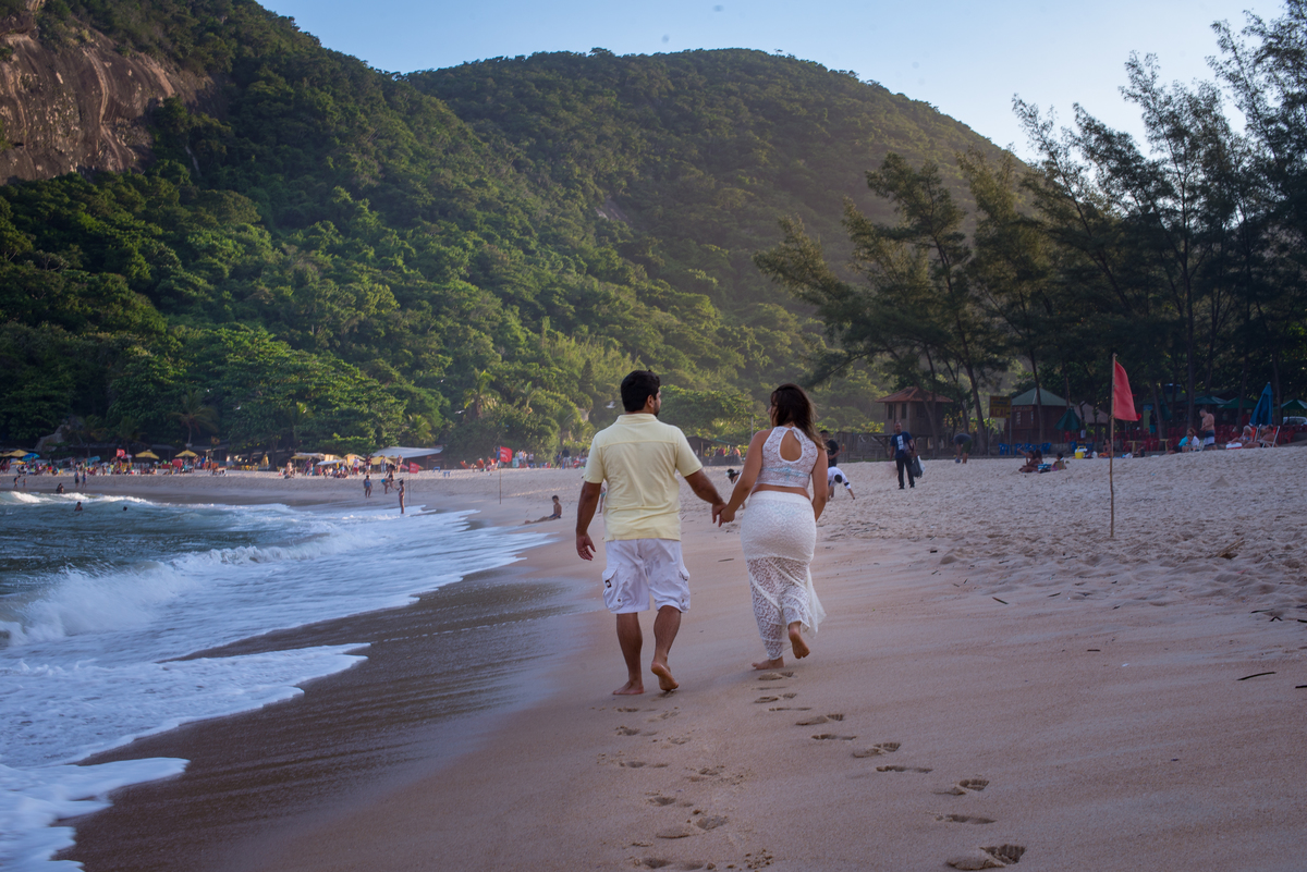 ensaio gestante praia grumara rj