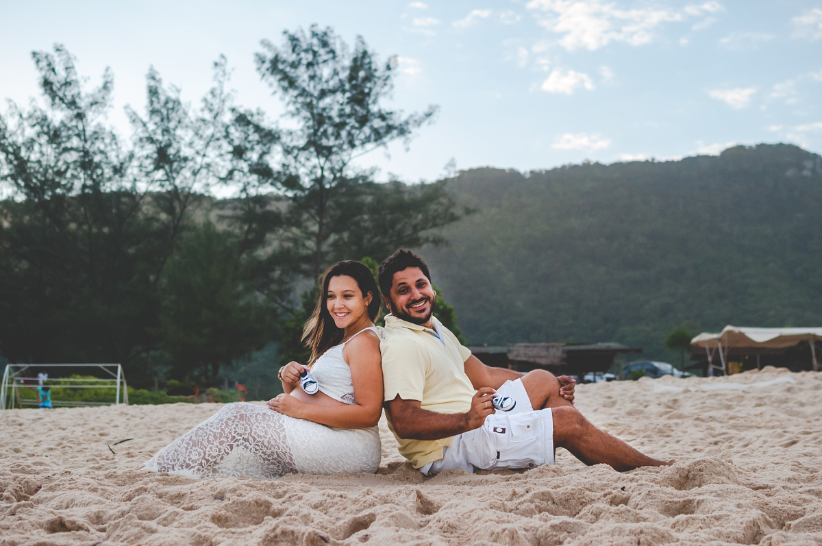 ensaio gestante praia grumara rj