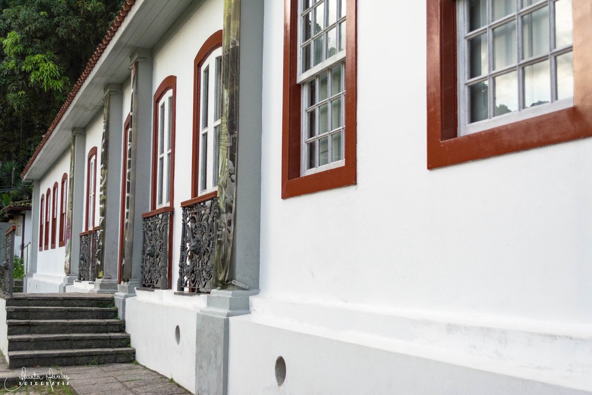 Centro de Visitantes (localizado na antiga sede do engenho Nossa Senhora da Conceição da Lagoa) - Jardim Botânico/RJ