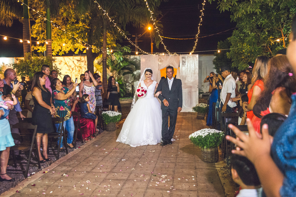 entrada da noia com o pai