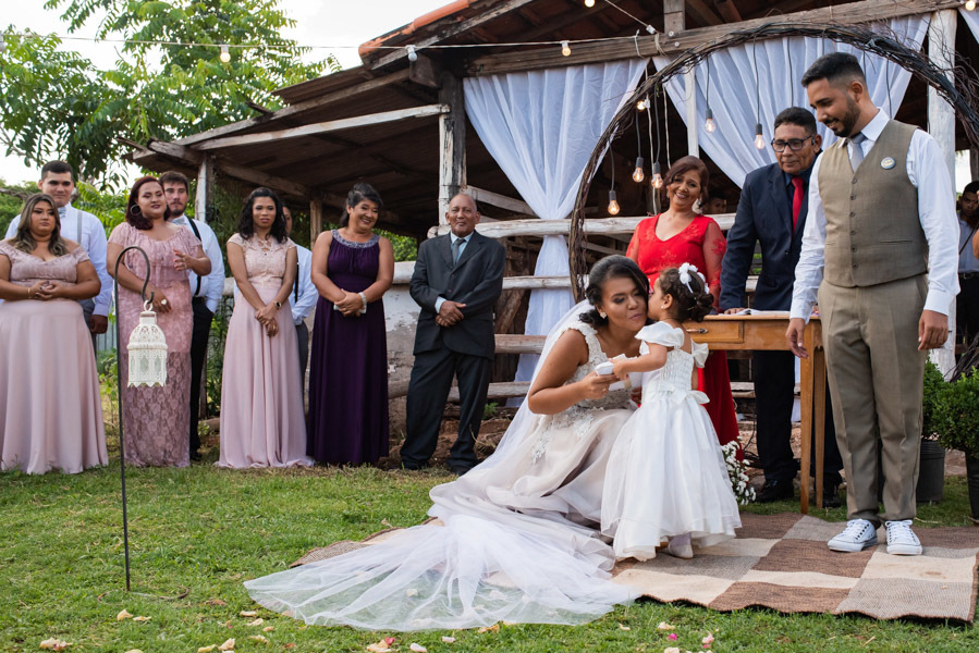 recebendo as alianças 