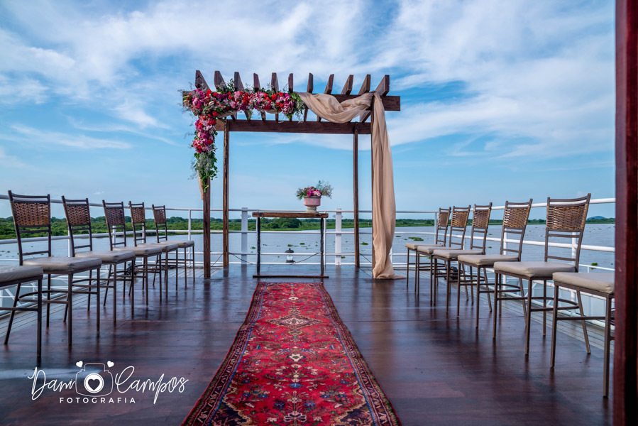 casamento no barco 