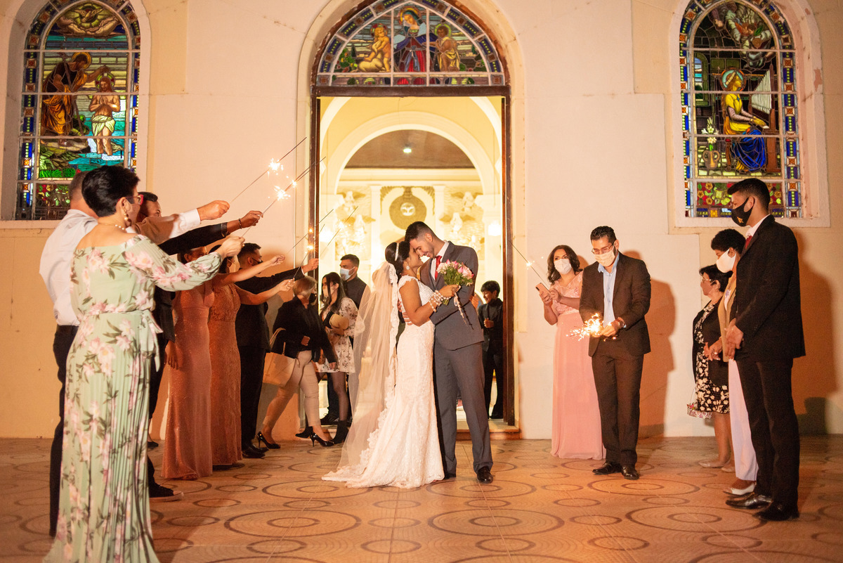 Saída dos recém casados 