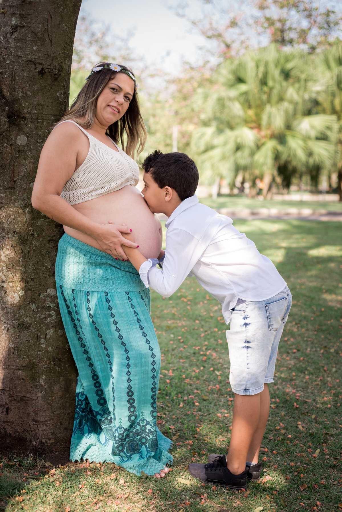 Ensaio de gestante fotografado por Mariana Teixeira no Rio de Janeiro