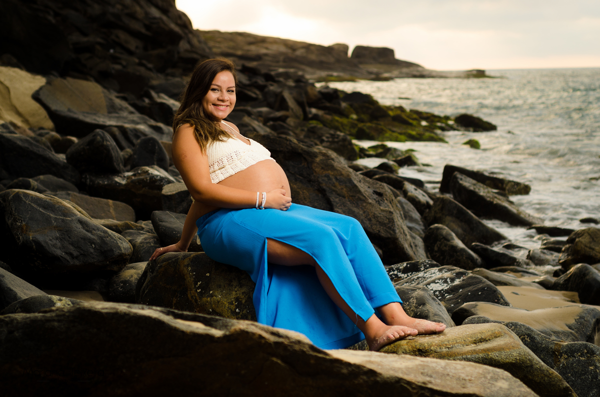 Ensaio gestante fotografado por Mariana Teixeira
