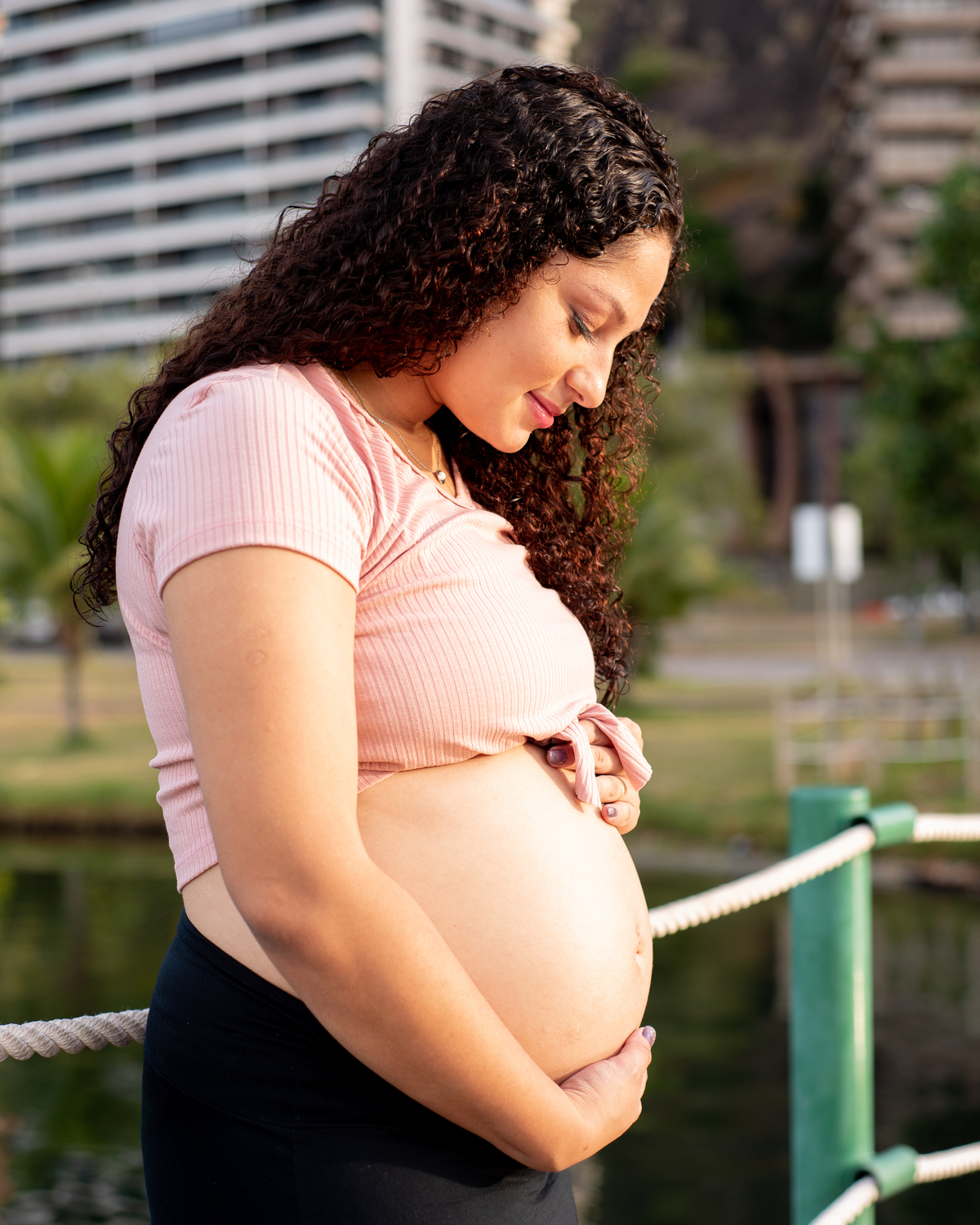 Ensaio gestante da Layla fotografado no Rio de Janeiro