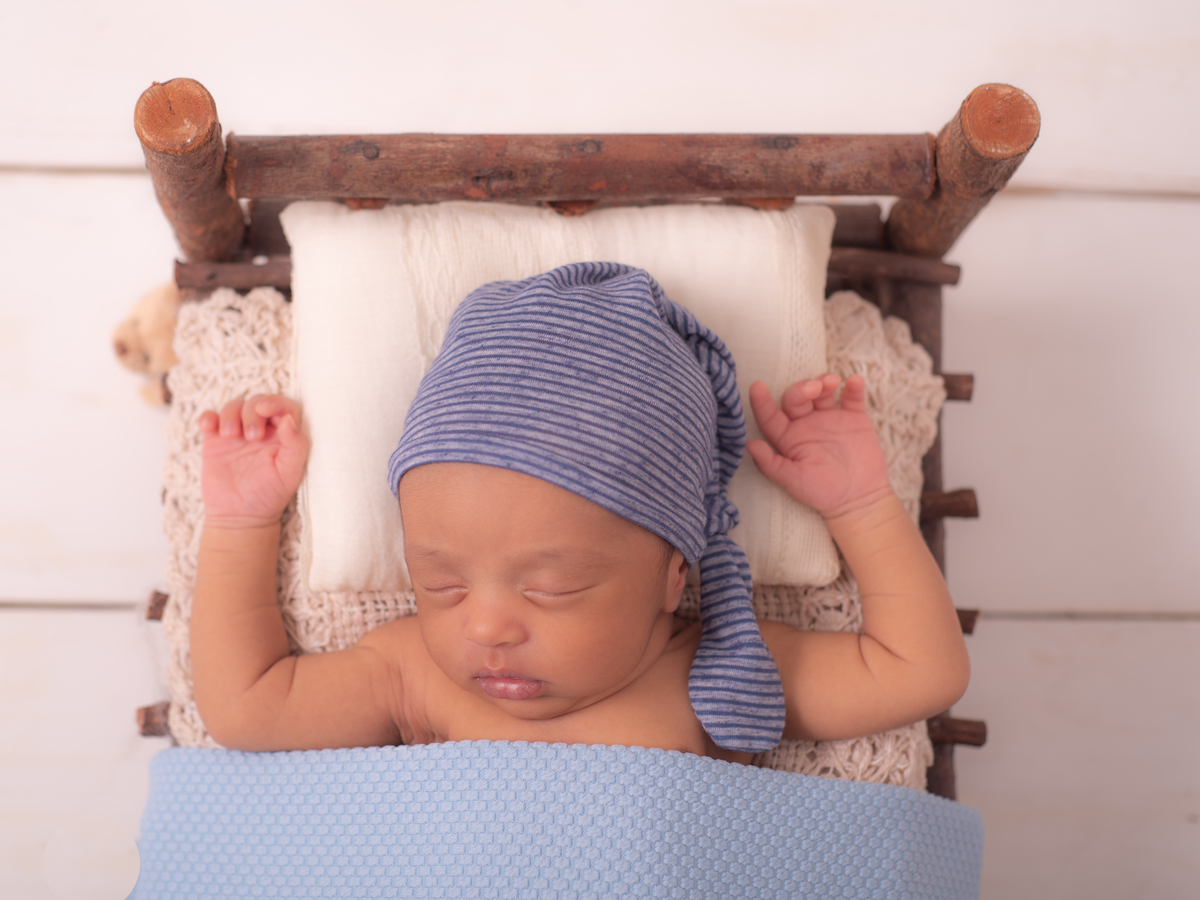 Ensaio Newborn do Christian fotografado por Mariana Teixeira no Rio de Janeiro