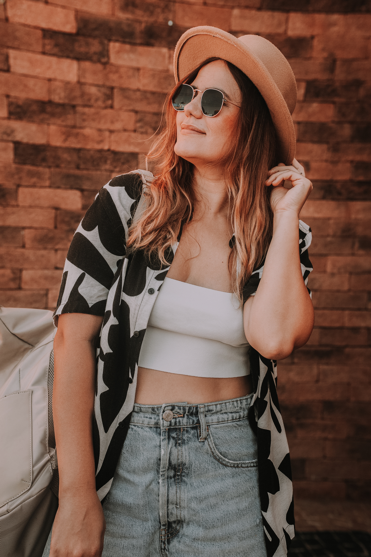 Retrato feminino urbano