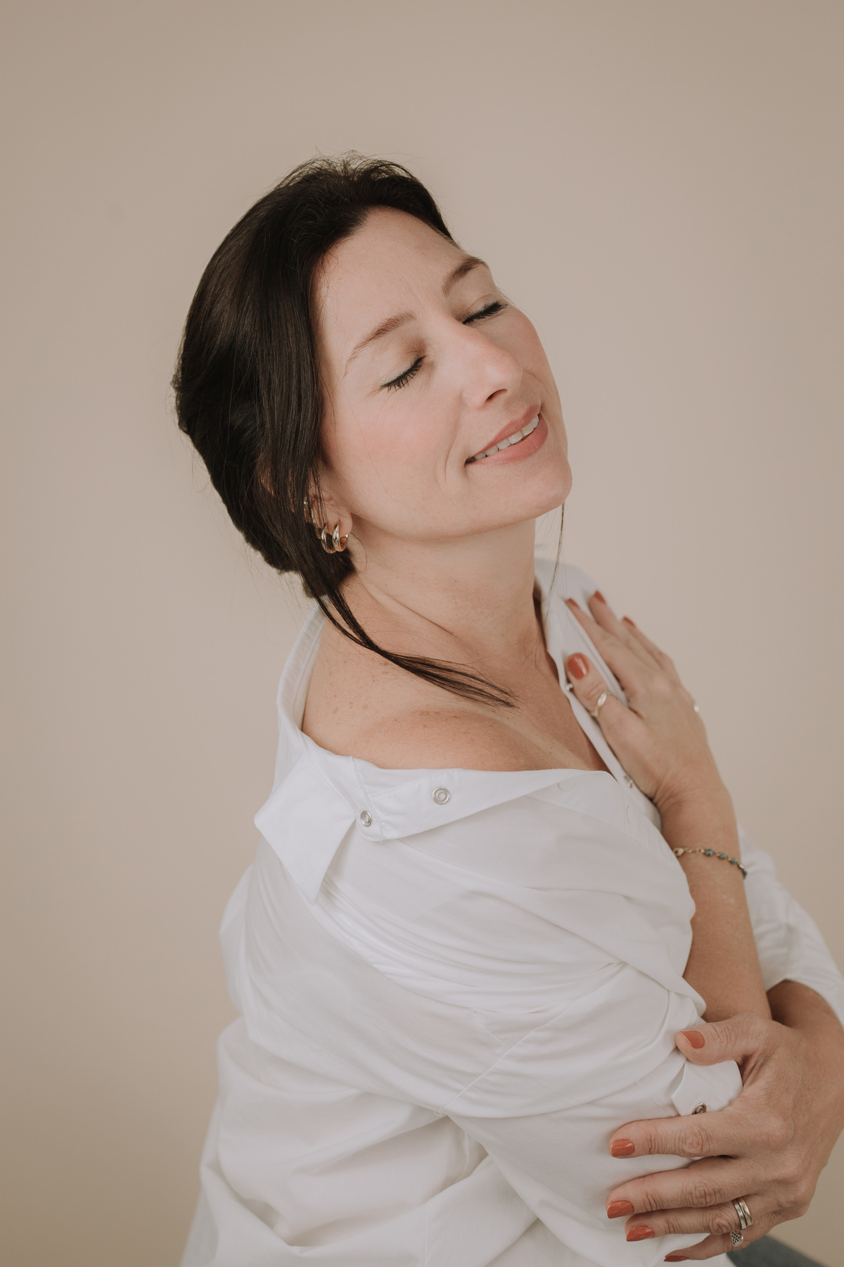 Ensaio fotográfico de inocência feminina