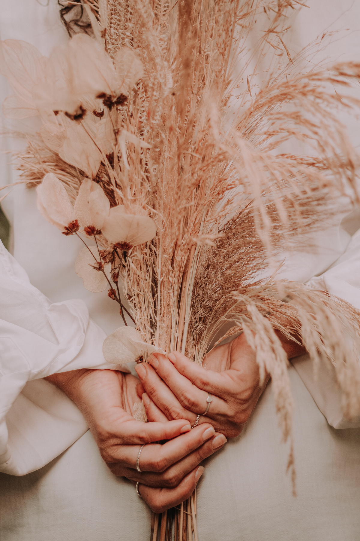 Flores secas decorativas