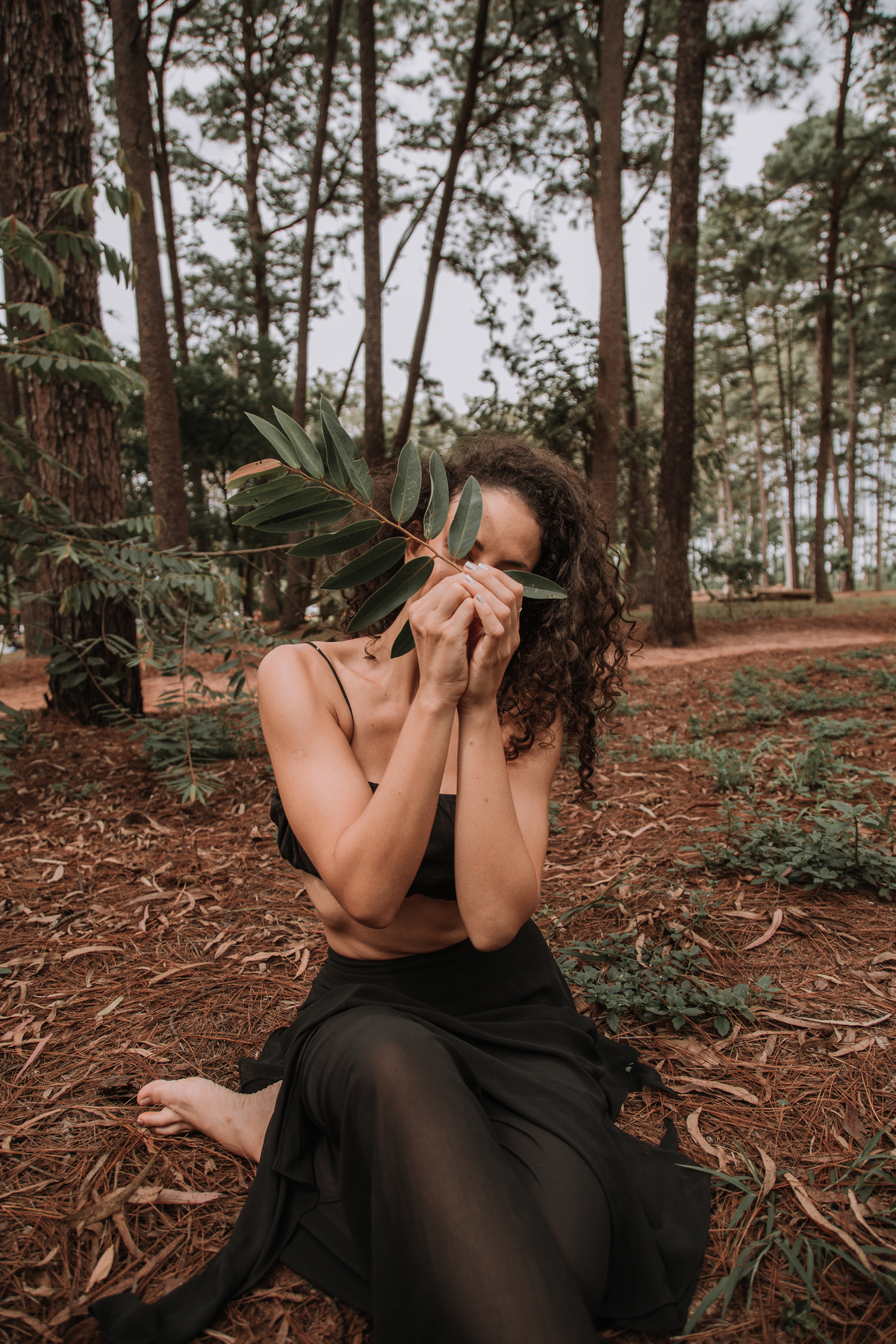 Fotografia de ensaio feminino poético