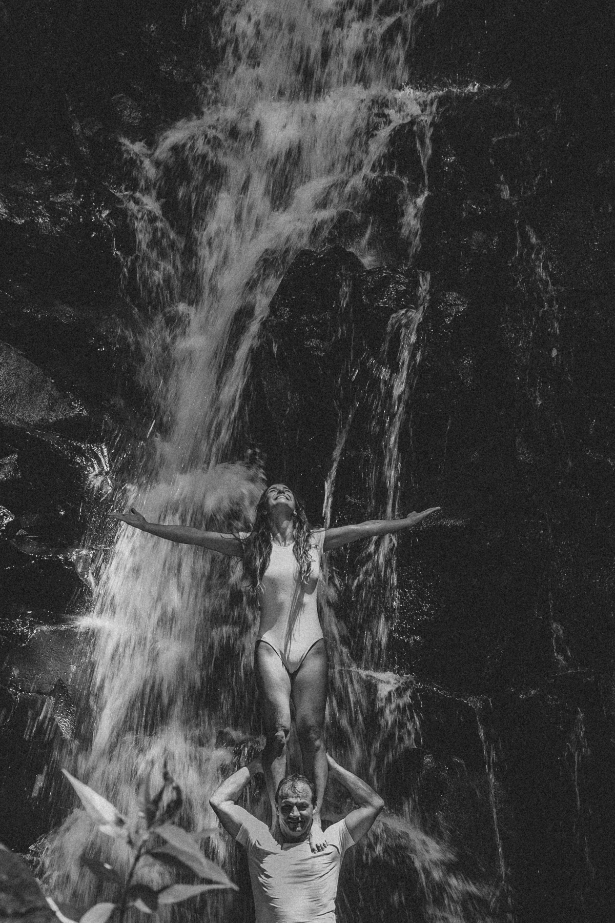 Acrobacias aquáticas em Botucatu SP