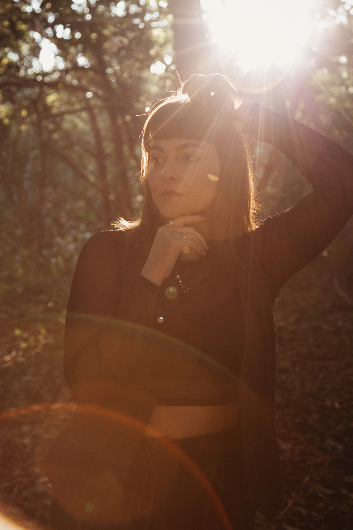 Fotógrafa de retratos femininos ao ar livre