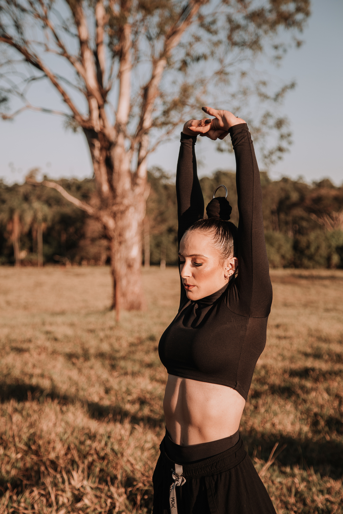 Fotografia feminina na natureza