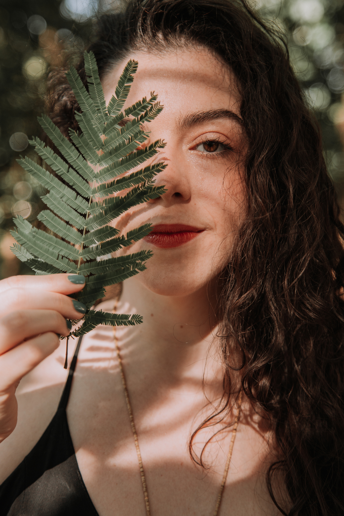 Conexão entre a mulher e a natureza