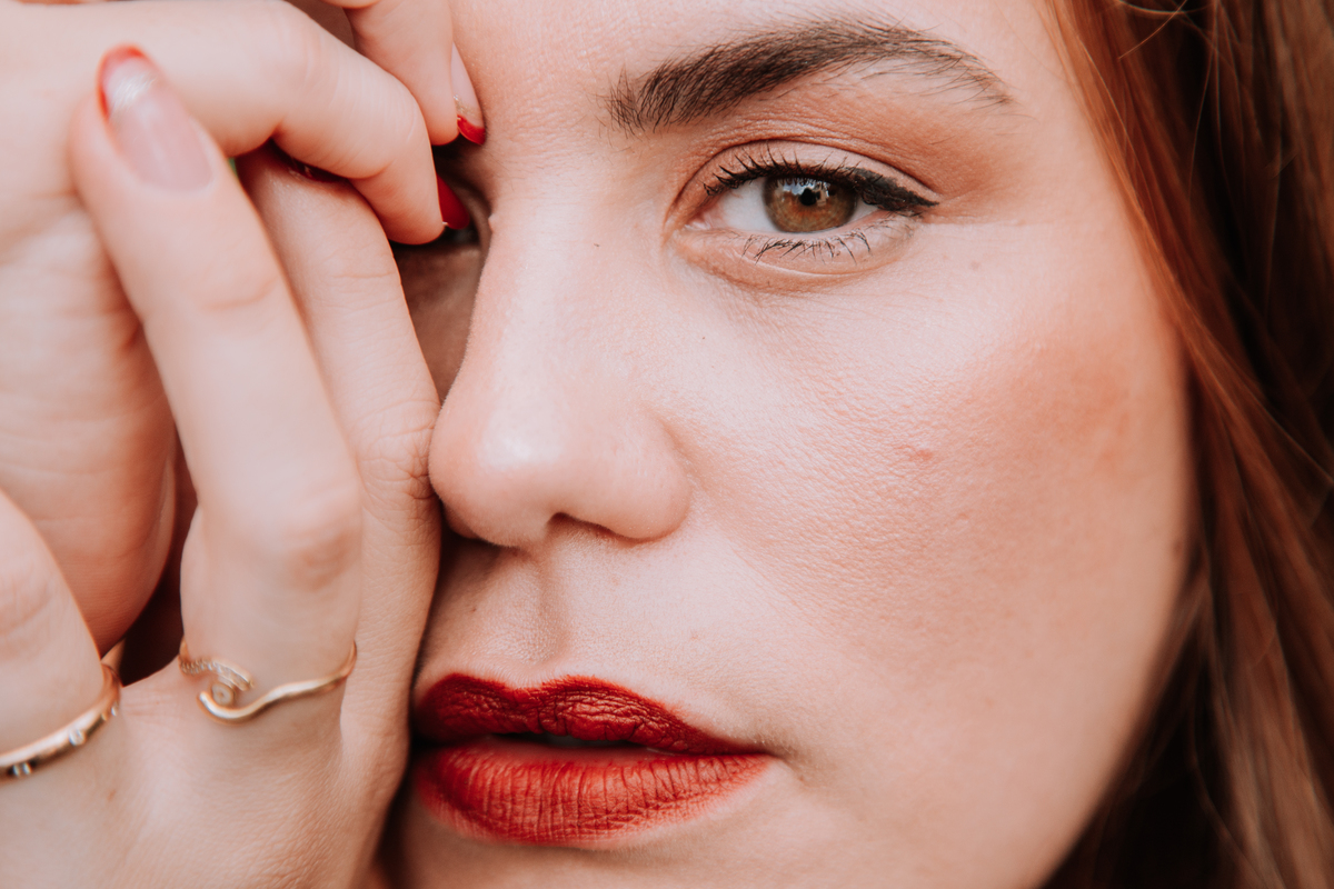 Retrato feminino sensual 