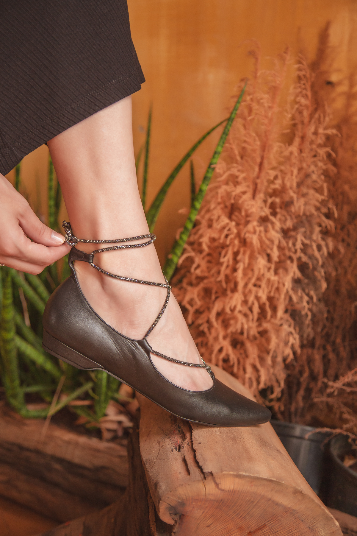 Fotografia de retratos femininos para marketing de calçados femininos