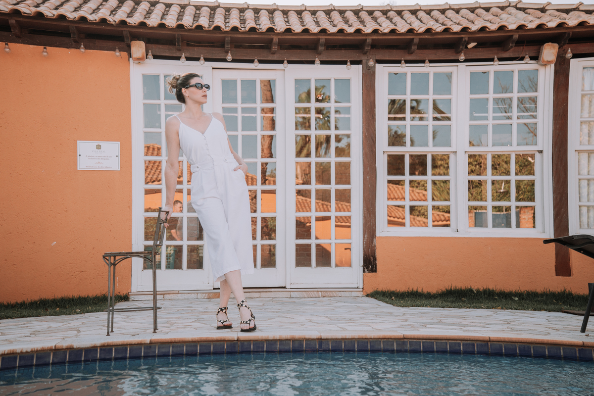 Fotografia de sapatos para o verão