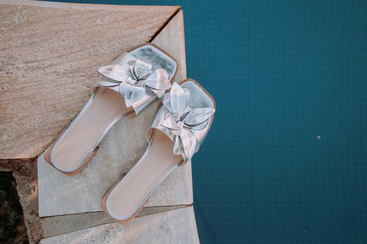 Posicionamento de calçados na fotografia