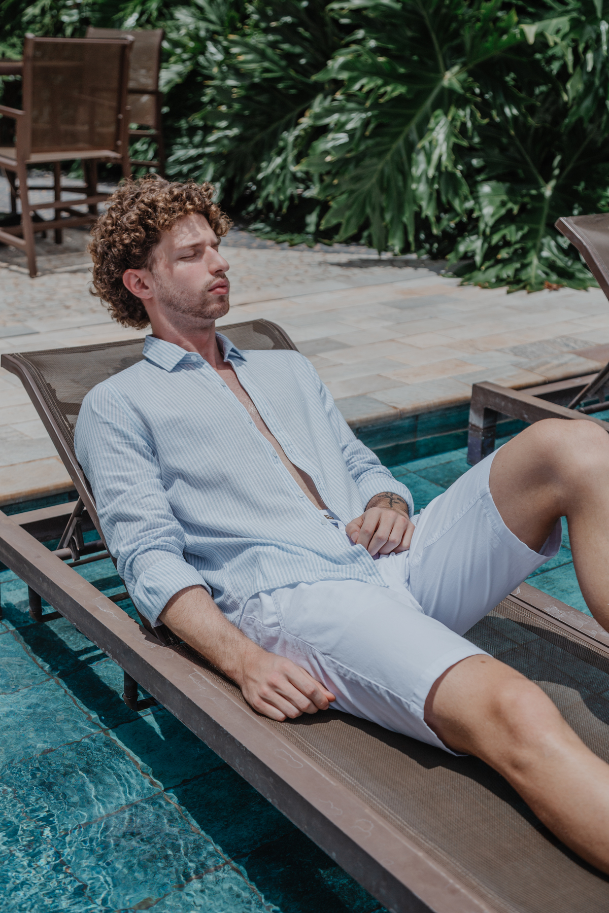 Ensaio fotográfico de moda masculina