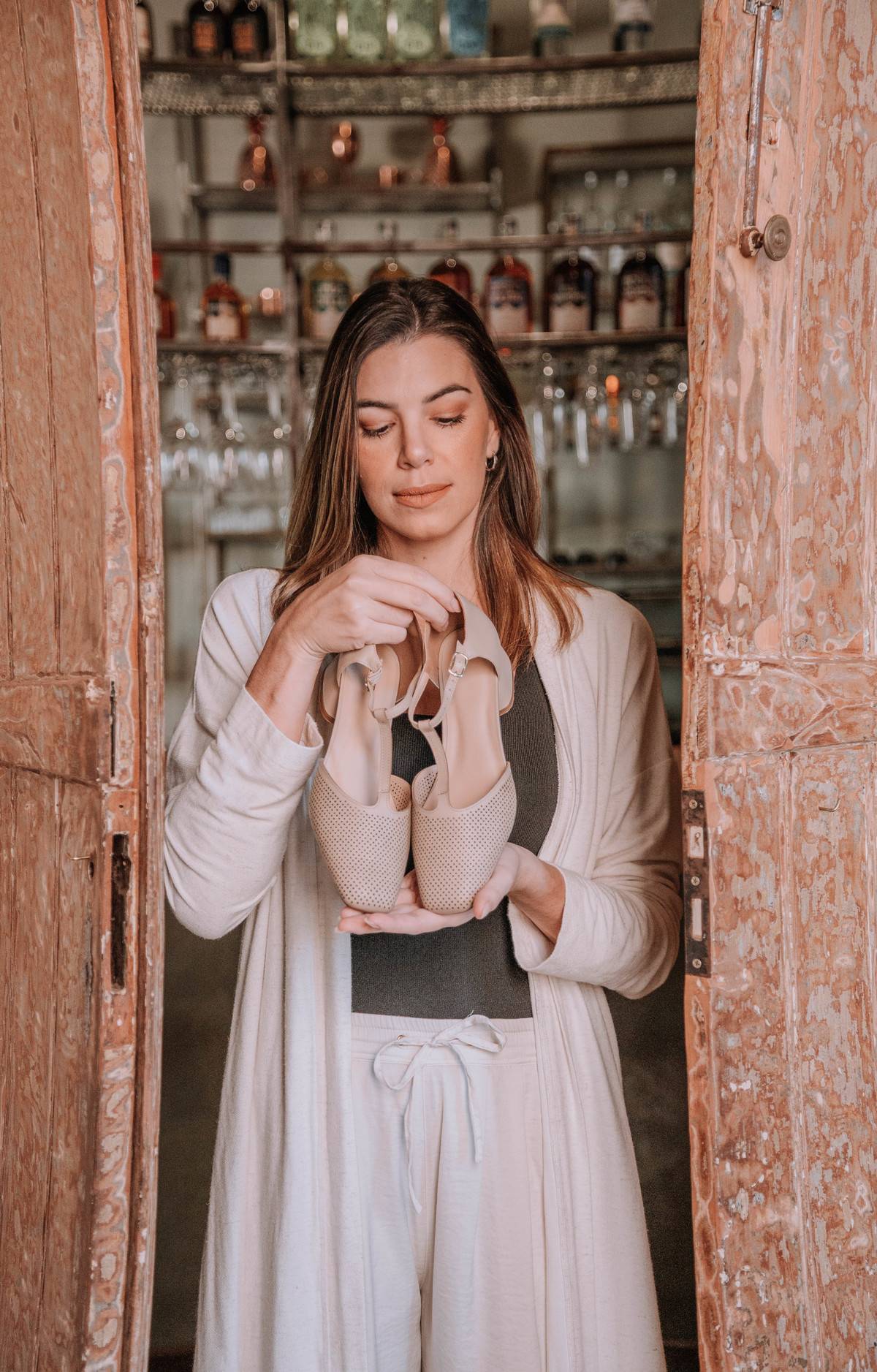 coleção sensorial de calçados femininos