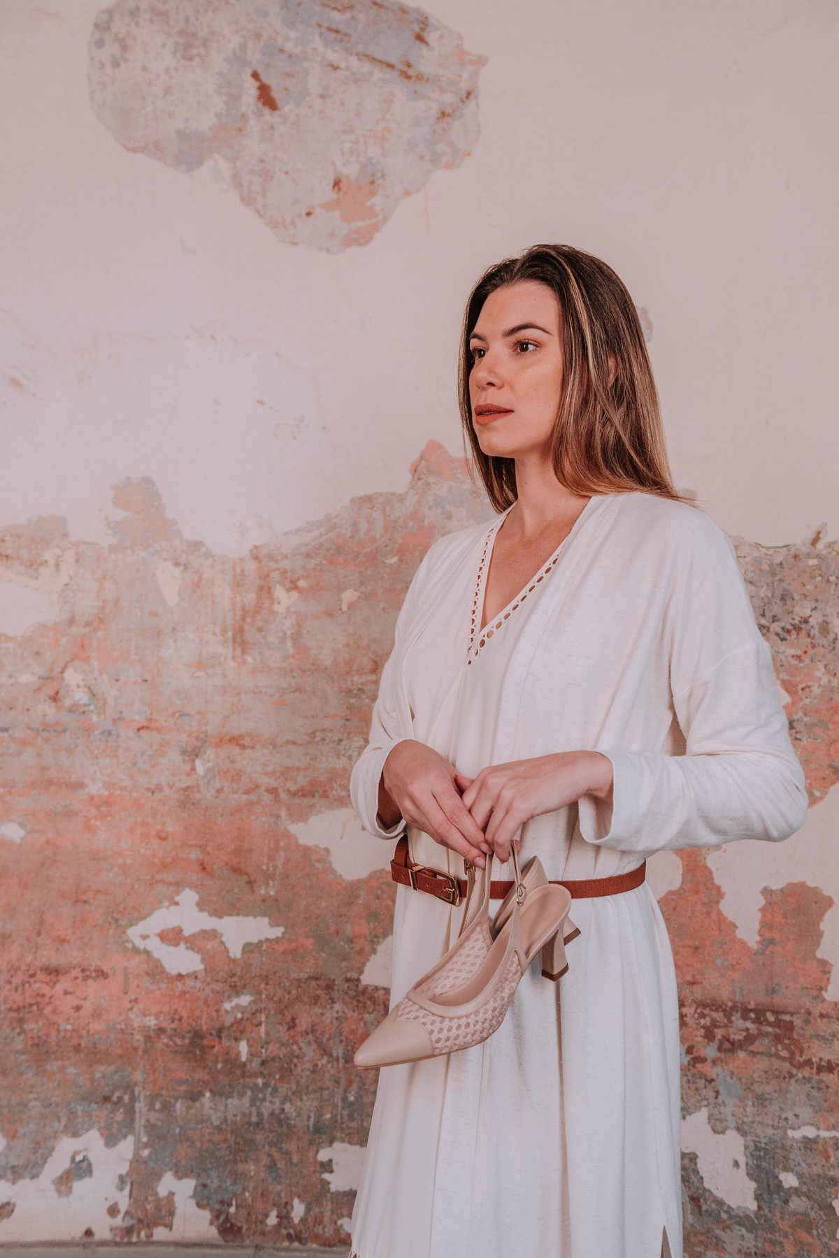 ensaio publicitário com sapatos