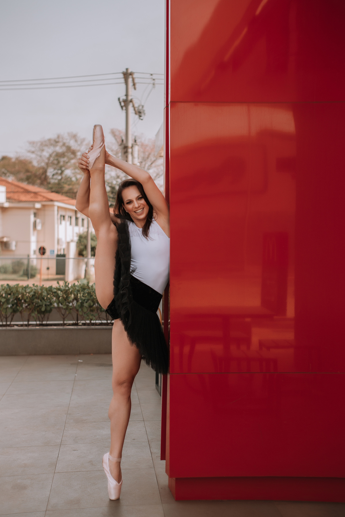Fotografias de bailarinos de rua em locais icônicos da cidade