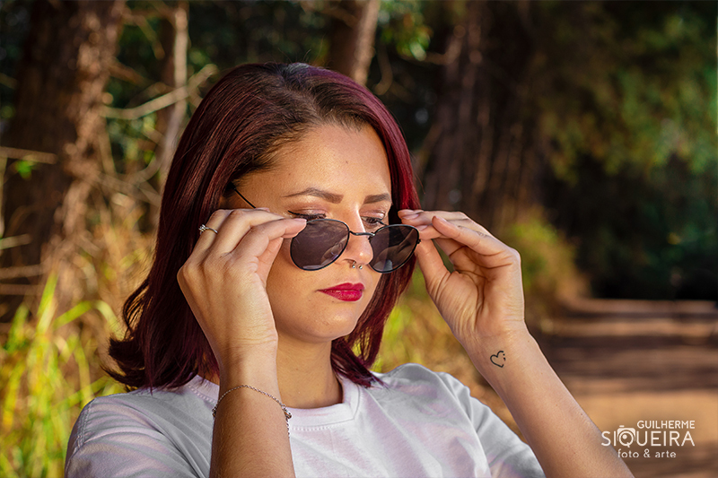Ensaio externo feminino realizado em Varginha - MG