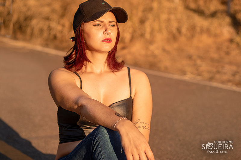 Ensaio externo feminino realizado em Varginha - MG