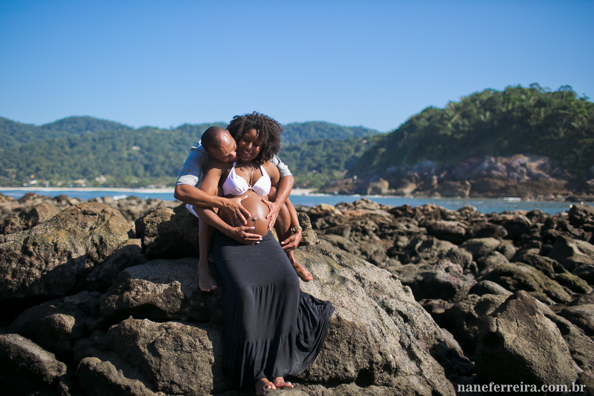 Ensaio gestante na praia –
Fotografia de família 
Ensaio fotográfico gestante na praia 
Ensaio grávida Guarujá