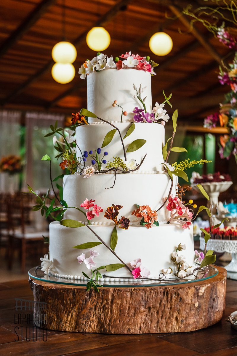 Bolo do Casal Garcia, para festa no Meio do Mato Eventos