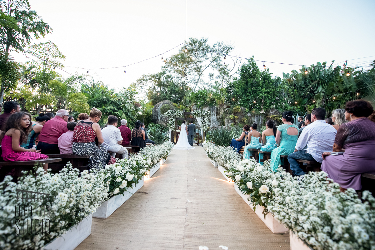 Foto panorâmica da cerimônia no vale dos sonhos
