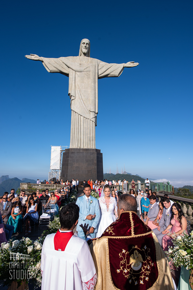 Cerimônia no Cristo Redentor