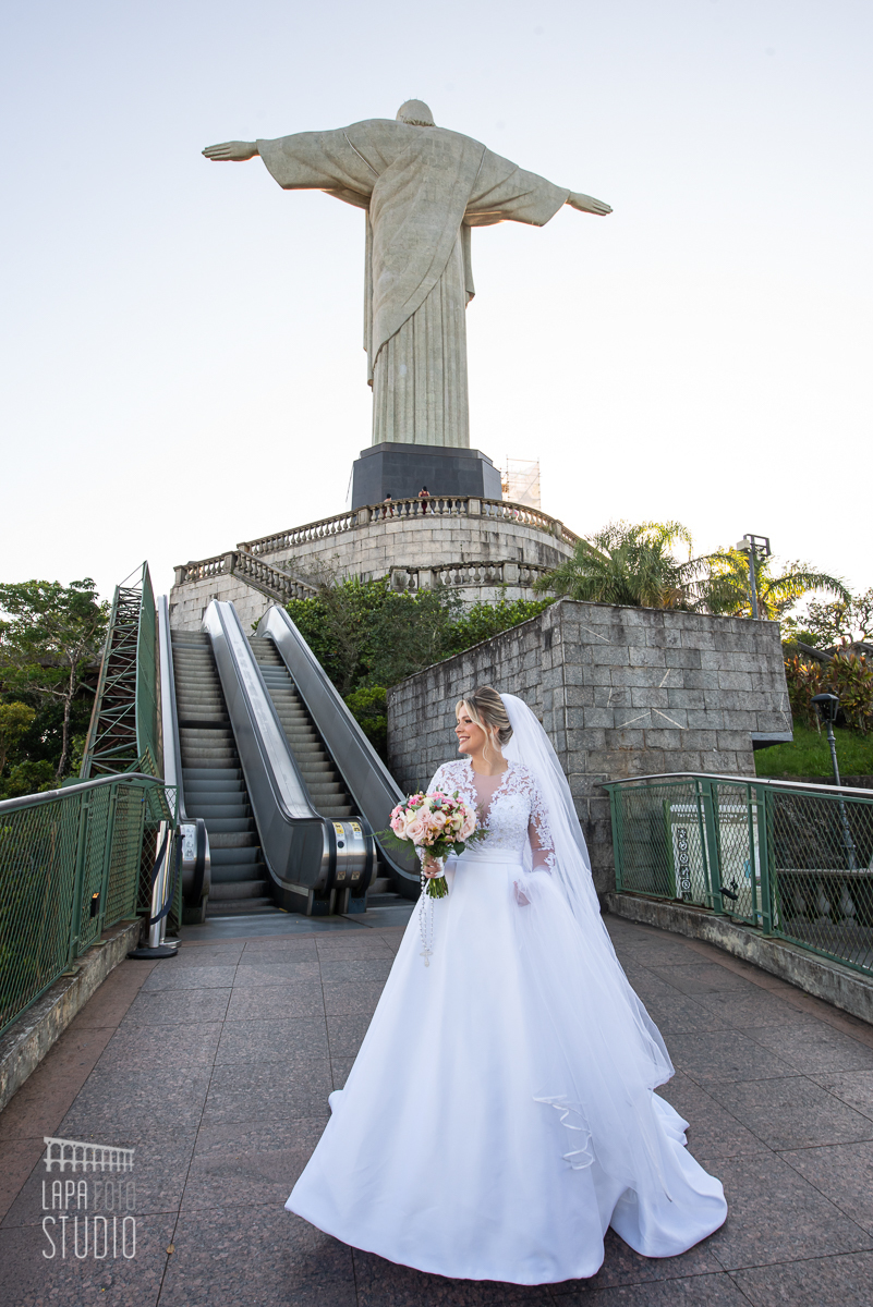 Noiva no Cristo Redentor