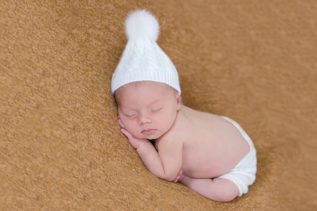 Foto de newborn do Lucca de 18 dias em Pará de Minas