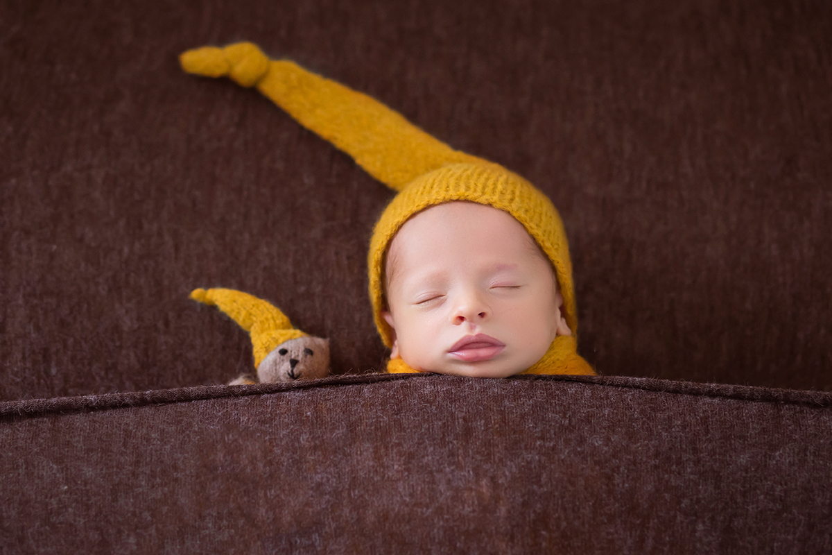 Antônio de 12 dias em suas fotos de newborn em Pará de Minas