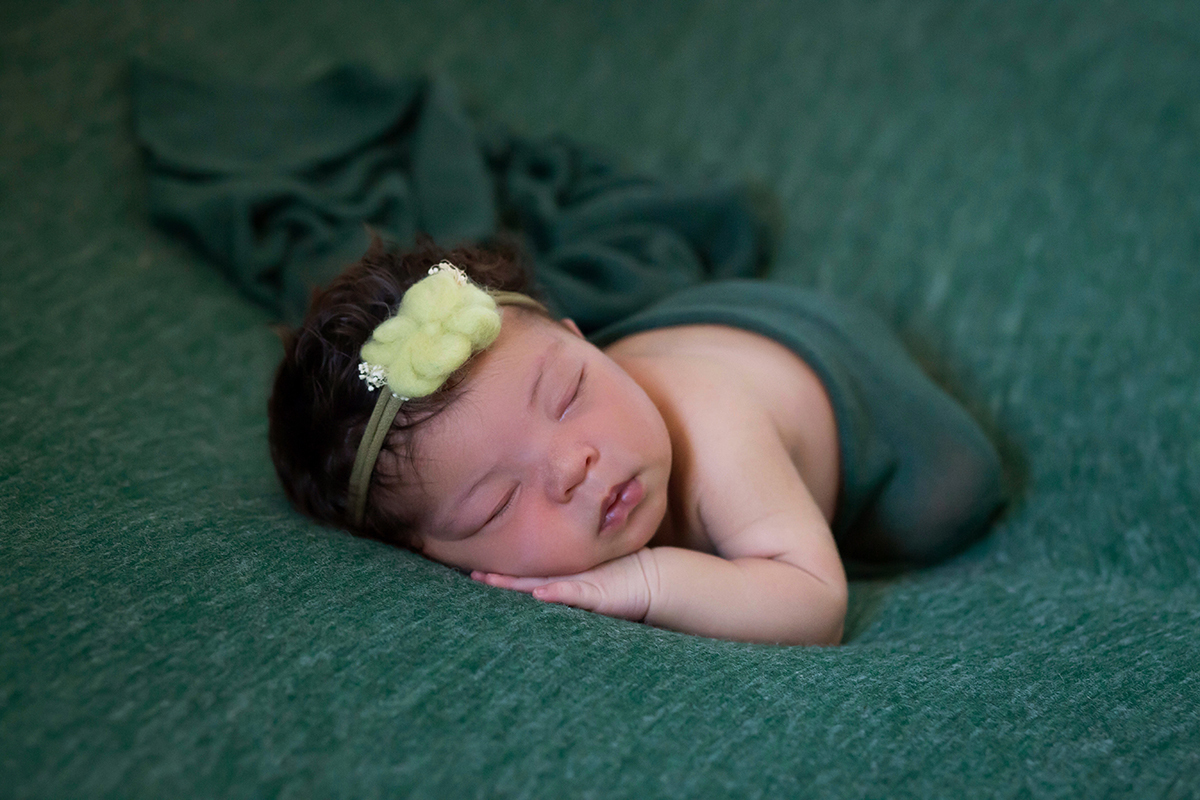 Ensaio de recém nascido da Aurora de 13 dias em Pará de Minas