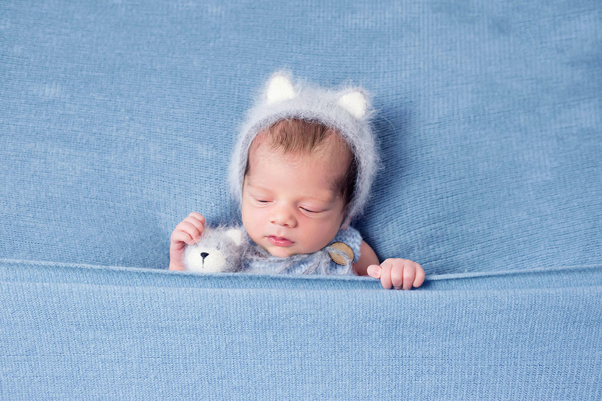 Ensaio de recém nascido do Joaquim de 9 dias, realizado em Pará de Minas