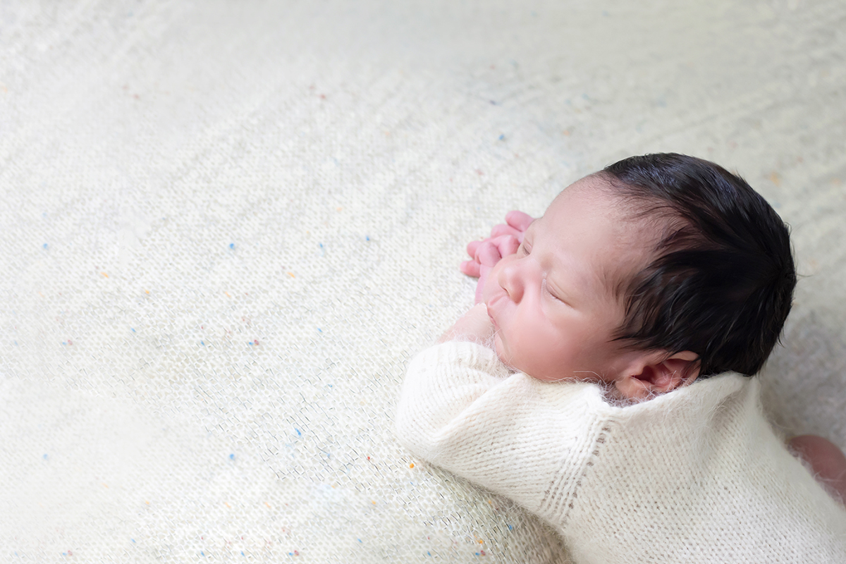 Ensaio neborn em Pará de Minas, do Benjamim de 11 dias