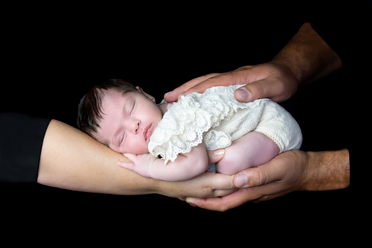 Fotografia de newborn da Cecilia de 9 dias em Pará de Minas