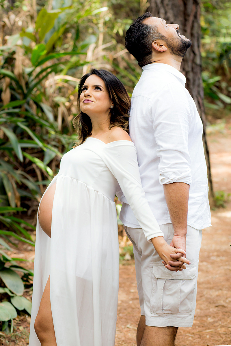 Ensaio de grávidas no Parque das Águas em Belo Horizonte.