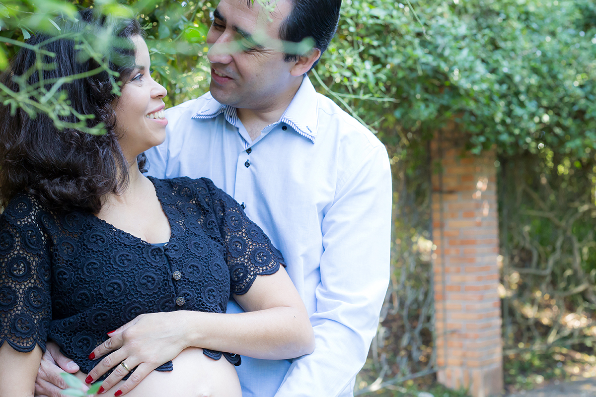 Ensaio de Gestantes em Curitiba no Jardim Botânico.
