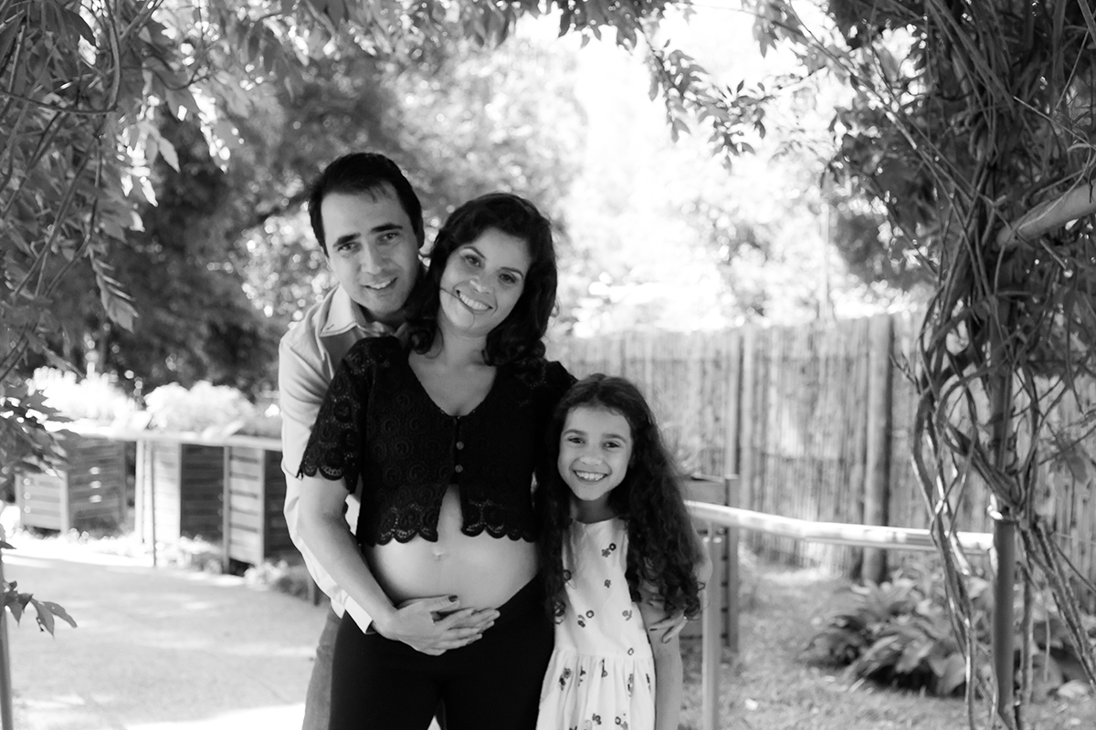 Ensaio de Gestante no Jardim Botânico de Curitiba. Esperando pelo Luis.