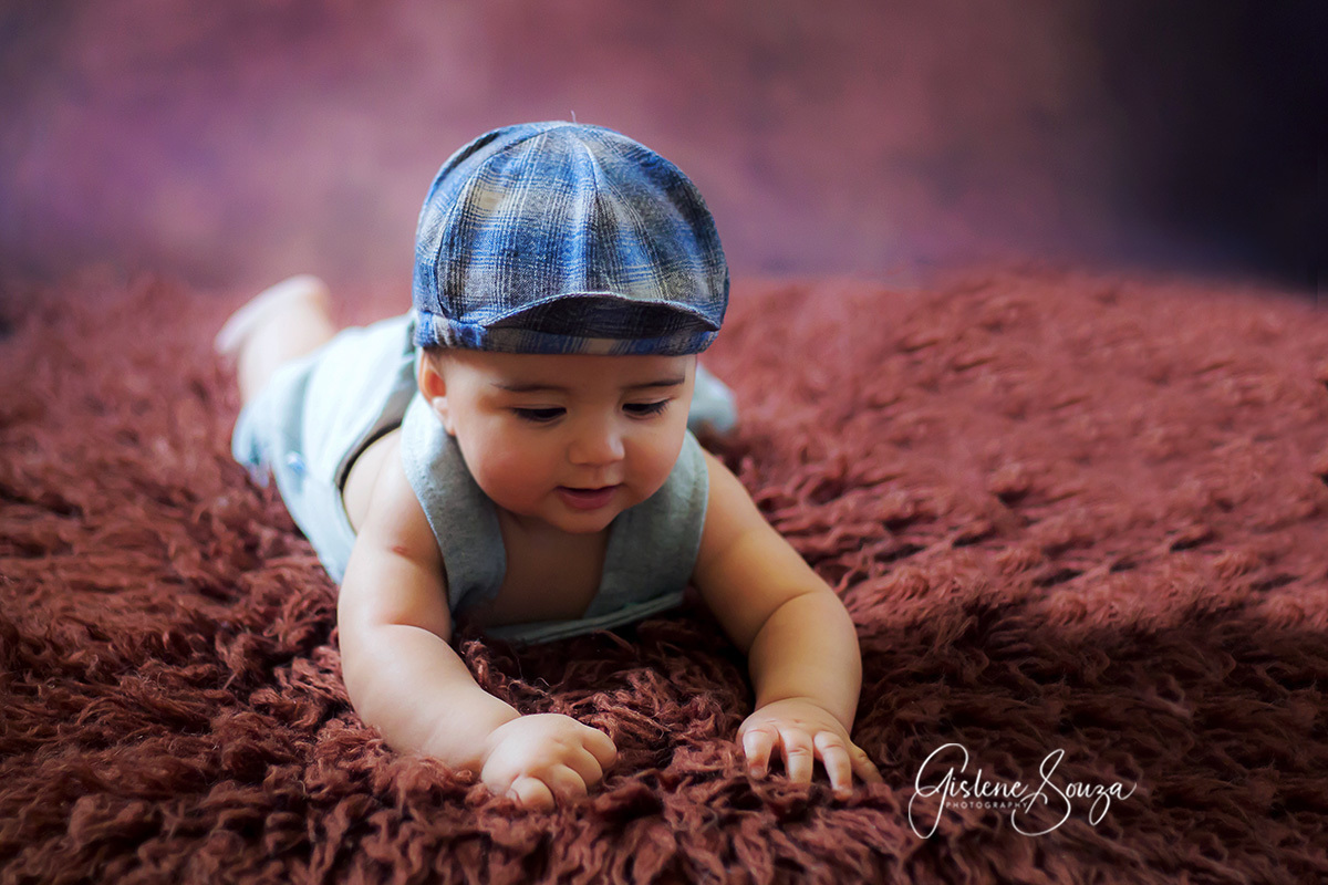 Ensaio fotográfico de acompanhamento 6 meses do Vinícius em Pará de Minas