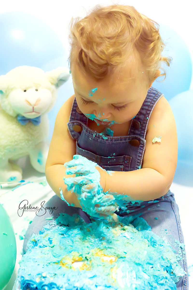 Ensaio Smash the cake Para de Minas