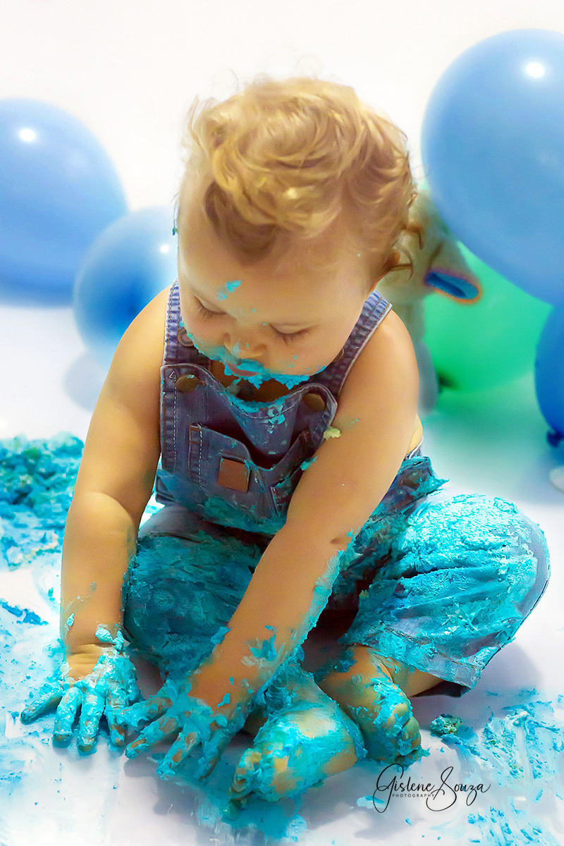 Smash the cake Pará de Minas. Ensaio do Luigi