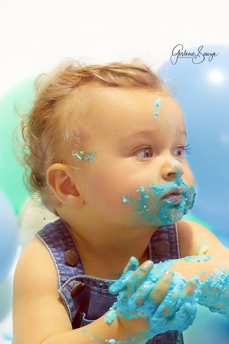 Luigi no seu Smash the cake em Para de Minas