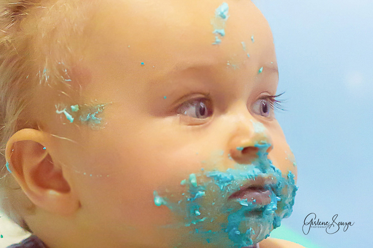 Luigi no ensaio de Smash the cake em Pará de Minas