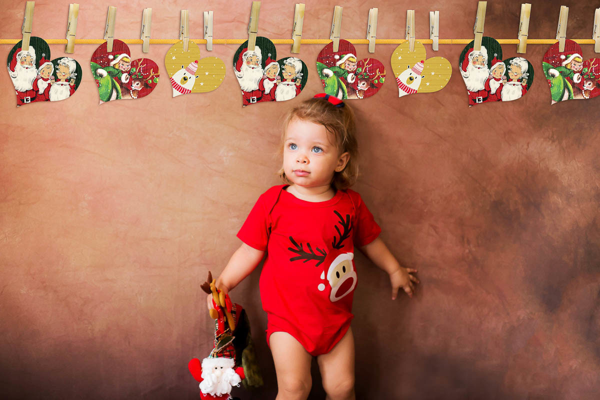 Ensaio de Natal da Cecília na cidade Para de Minas.